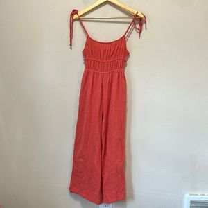 Urban Outfitters Orange Knit Jumpsuit